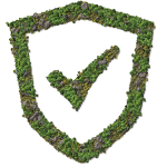 symbole de protection de la nature-isolé-avec-forêt-et-montagne